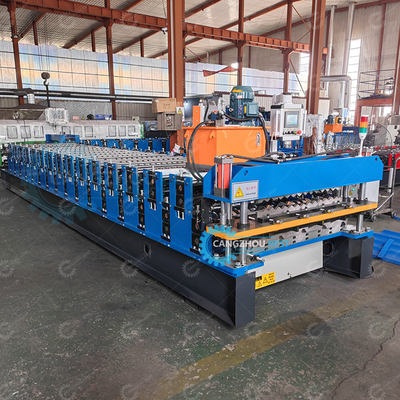High Speed Corrugated Sheet and Trapezodial Sheet Making Machine For Profile Flying Saw Cutter