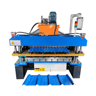 High Speed Corrugated Sheet and Trapezodial Sheet Making Machine For Profile Flying Saw Cutter