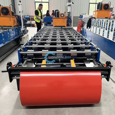 Gi 900mm Effective Width Steel Profile Ibr Roof Sheeting Roll Forming Machine For Building