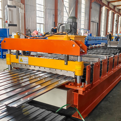Newest Design For Wold Wide Market Roofing Sheet Roll Forming Machine With PLC Control