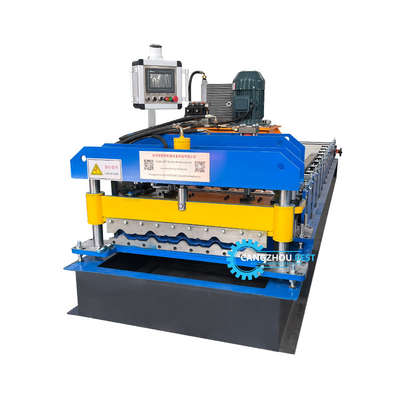 Bamboo Type Colored Glazed Roofing Tile Roll Forming Making Machine