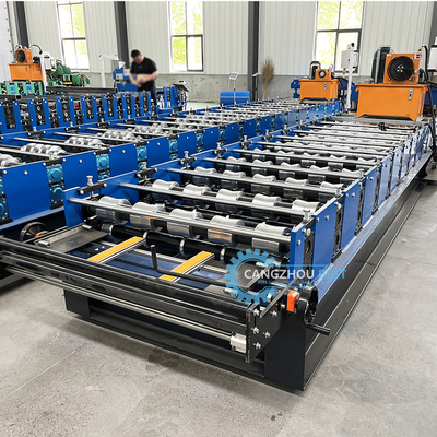 Bamboo Type Colored Glazed Roofing Tile Roll Forming Making Machine