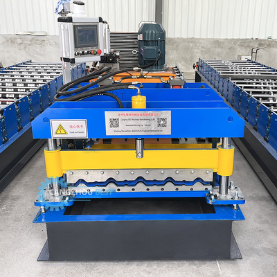 Bamboo Type Colored Glazed Roofing Tile Roll Forming Making Machine