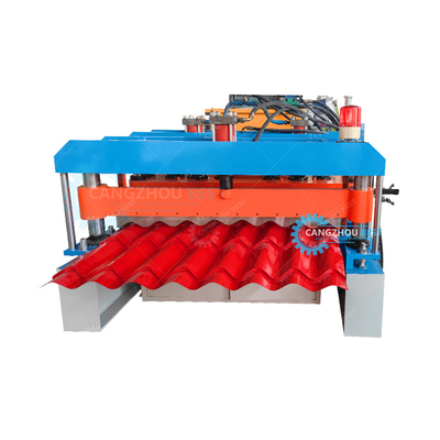 Pressing Glazed Roofing Tile Roll Forming Machine /Line High Performance