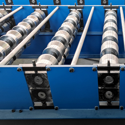 Glazed Tile Double Layer Roofing Sheet Roll Forming Machine with High Precision Counter