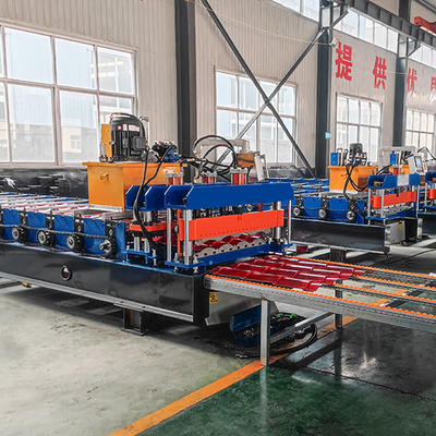 Kenya Popular Roman/Oriental Corugated Tile Roll Forming Making Machine