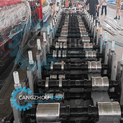 Double Line Metal Steel Garden Safty Palisde Fence Profile Machine Roll Forming Machine