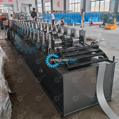 Double Line Metal Steel Garden Safty Palisde Fence Profile Machine Roll Forming Machine