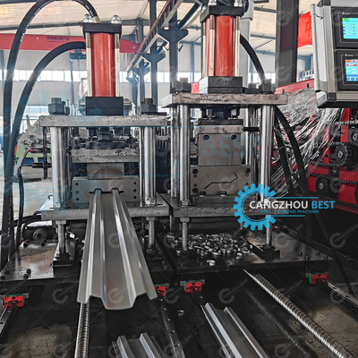 Double Line Metal Steel Garden Safty Palisde Fence Profile Machine Roll Forming Machine