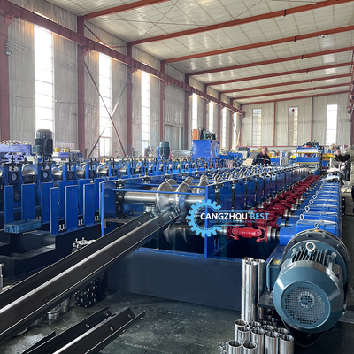 Steel Thickness 4mm Iron Fast Change 2&amp;3 Waves Crash Barrier Roll Forming Machine