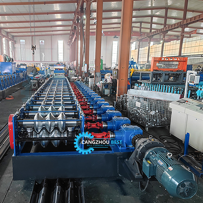 Steel Thickness 4mm Iron Fast Change 2&amp;3 Waves Crash Barrier Roll Forming Machine