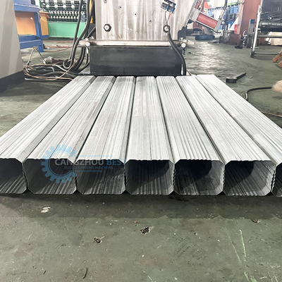 Color Steel Square Tube Mold Cutting Roll Forming Machine with Elblow Machine