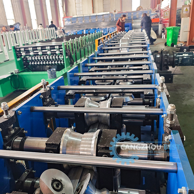 Color Steel Square Tube Mold Cutting Roll Forming Machine with Elblow Machine