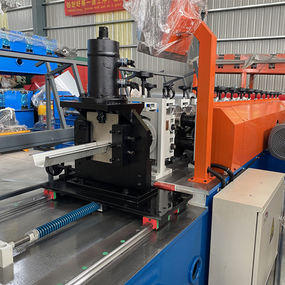 Stud And Track Roll Forming Machine PLC Control Flying Saw Cutting Type