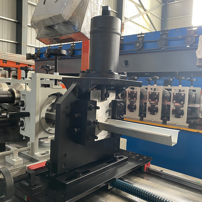 Stud And Track Roll Forming Machine PLC Control Flying Saw Cutting Type
