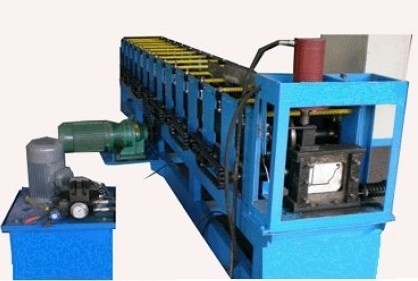 Galvanized Metal Rain Gutter Profile Cold Rolling Forming Machine With Plc Control