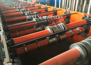 Metal Building Hydraulic Floor Deck Sheet Roll Forming Machine 6kw 50-60HZ