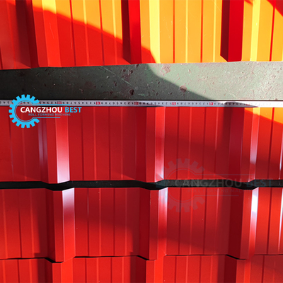 Color Steel PLC Control Double Layer Roofing Sheet Bamboo Tile Roll Forming Machine