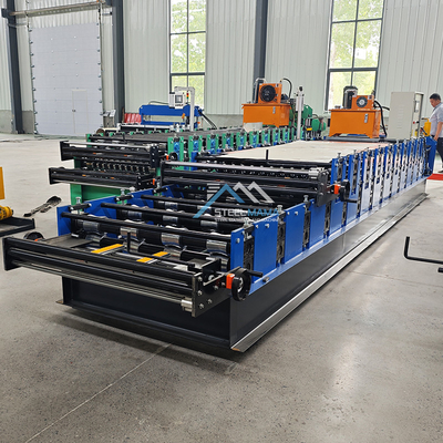 Hydraulic Power 5.5kw Color Roofing Double Layer IBR Corrugated Tile Roll Forming Machine