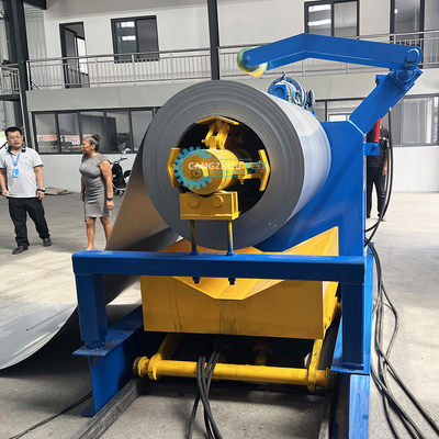 Full Auto Hydraulic Power 4kw Two Layer Corrugated Roofing Tile Roll Forming Machine