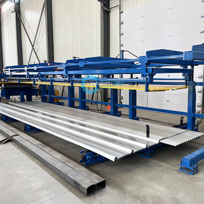 Full Auto Hydraulic Power 4kw Two Layer Corrugated Roofing Tile Roll Forming Machine
