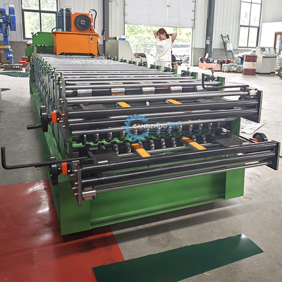 Speed Stable Automatic PPGI Ridge Cap Roll Forming Machine With 15-16 Stations