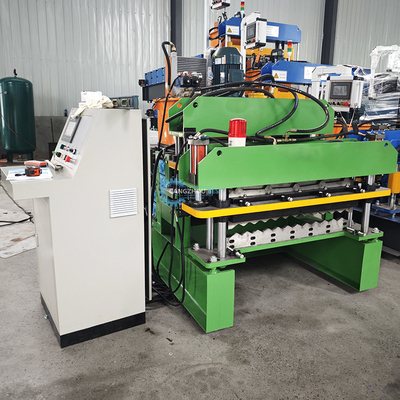 Speed Stable Automatic PPGI Ridge Cap Roll Forming Machine With 15-16 Stations