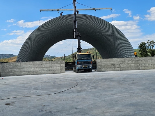 PPGI GI Mobile K Span Roll Forming Machine For Masonry Concrete And Steel Structures
