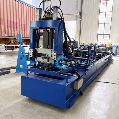 Automatically Czu Purlin Hydraulic Punching And Cutting Roll Forming Machine