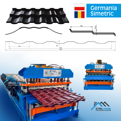 Glazed Tile Sheet Roof Press Making Double Layer Roll Forming Machine Machinery