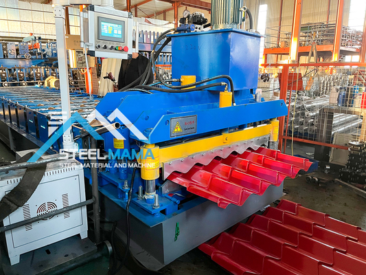 Steel Roof Sheet glazed tile roll forming machine With Different Shapes