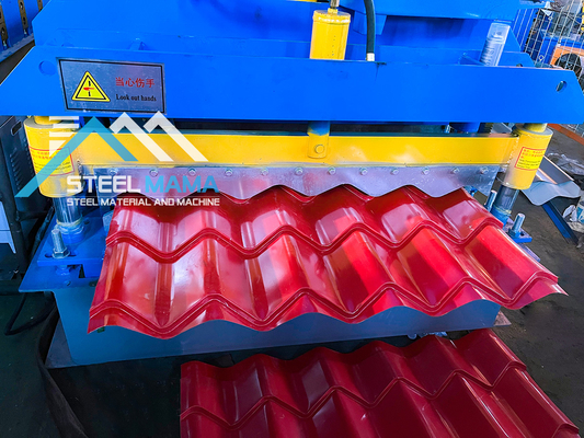 Steel Roof Sheet glazed tile roll forming machine With Different Shapes