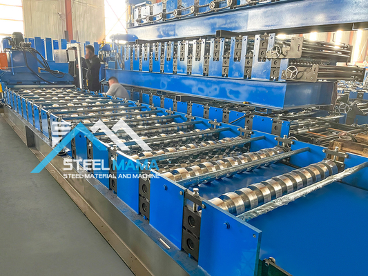 Steel Roof Sheet glazed tile roll forming machine With Different Shapes