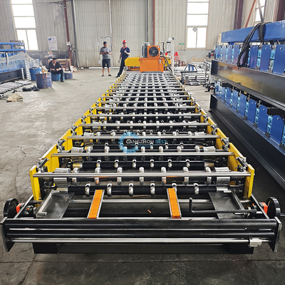 Metal Roof Tile Glazed Sheet Roll Forming Machine 8.5kw