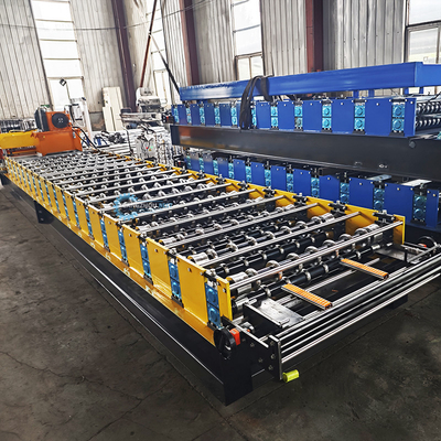 Metal Roof Tile Glazed Sheet Roll Forming Machine 8.5kw