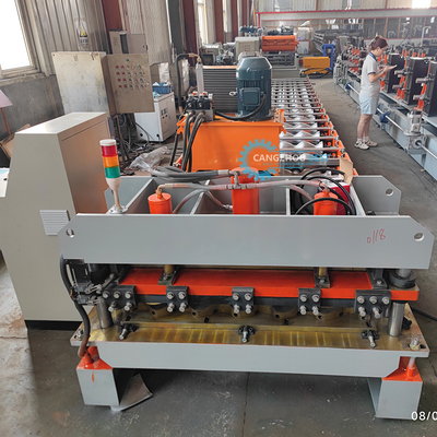 Professional Building Roof Tile Roll Forming Machine For Steel Roof Wall Sheet Production