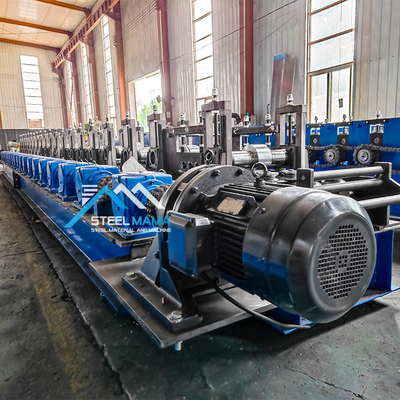 Flying Cutting Hydraulic Punching Hole High Speed Unistruct C Channel Roll Forming Machine