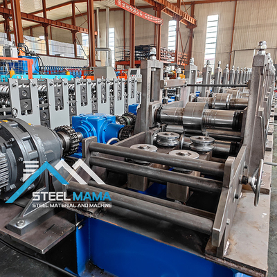 Flying Cutting Hydraulic Punching Hole High Speed Unistruct C Channel Roll Forming Machine