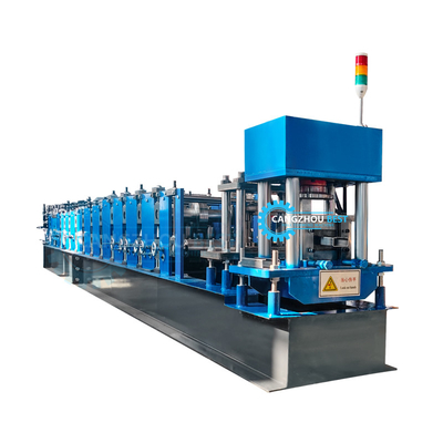 Steel Profile Channel Roll Forming Machine Manually Change Size C Purlin 80-300mm Web Size