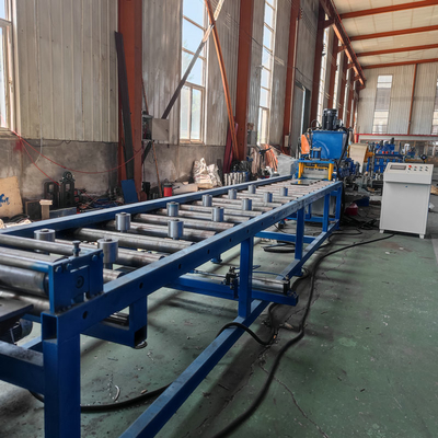 Auto PLC Control Self Lock Door Frame Making  Cold Roll Formming Machine