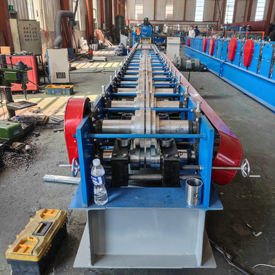 Auto PLC Control Self Lock Door Frame Making  Cold Roll Formming Machine
