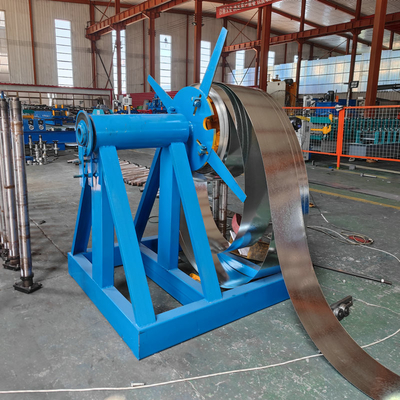 Auto PLC Control Self Lock Door Frame Making  Cold Roll Formming Machine