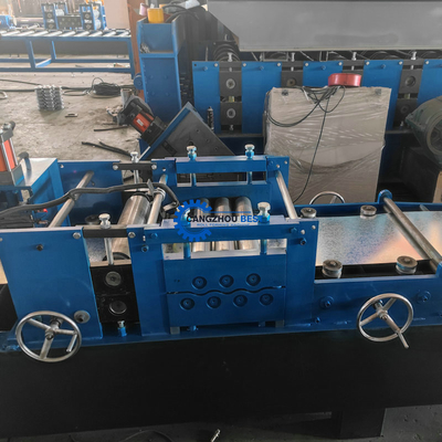 Hydraulic Cutting Self Lock Galvanized Steel Door Frame Roll Forming Machine