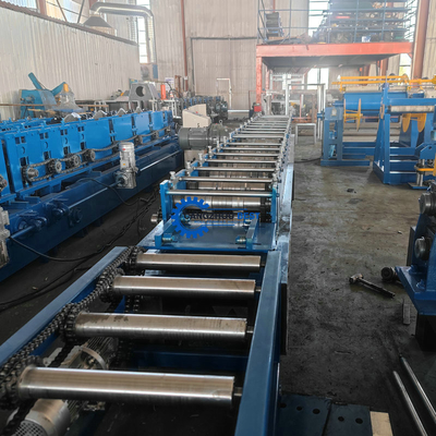 Hydraulic Cutting Self Lock Galvanized Steel Door Frame Roll Forming Machine