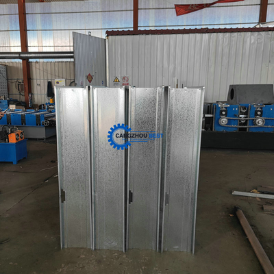PLC Control System Steel Building Galvanized Self Lock Door Frame Roll Forming Machine