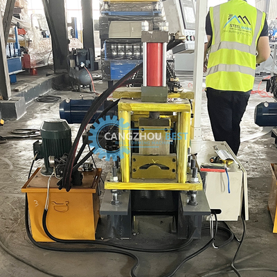 Picket Round Shape Steel Profile Garden Fence Roll Forming Machine Durable