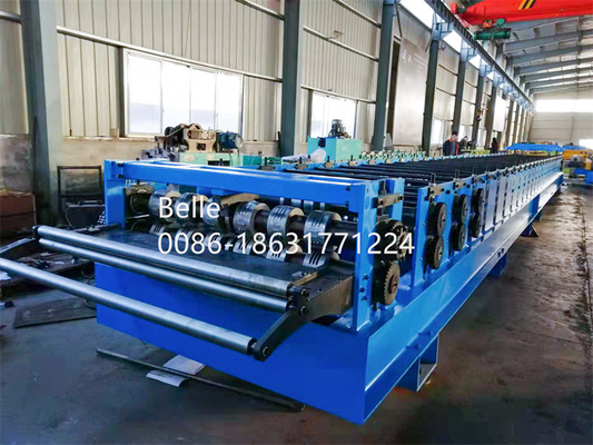 Aluminum Steel Hydraulic Cutting Tile Roll Forming Machine