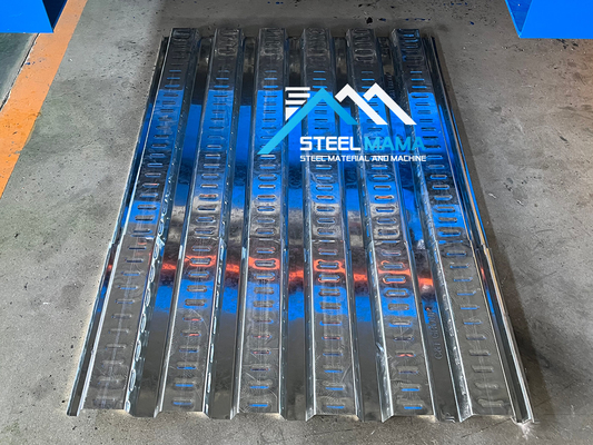 1250mm Width Floor Deck Roll Forming Machine With Adjustable Cutting Length And Hydraulic Cutting Type