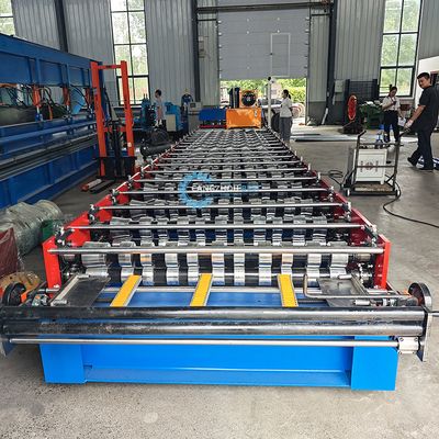 PPGI GI Steel Profile Zee Tile Roll Forming Machine With High Precision Within 1mm