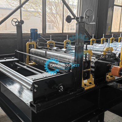 Hydraulic Cutting Trapezoid Step Tile Making Roll Forming Machine